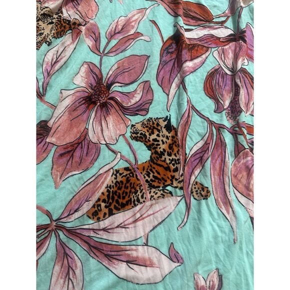 Sofia Vergara 2X Soft Leopard Print Cami Slip Dress Gown - Picture 4 of 7